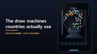 Pick My Number: Lotto Machines — The draw machines countries actually use screenshot 3