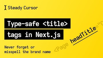 Type Safety in Next.js: Crafting Perfect Page HTML head titles with TypeScript Template Literal Type