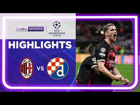 AC Milan 3-1 Dinamo Zagreb | Champions League 22/23 Match Highlights
