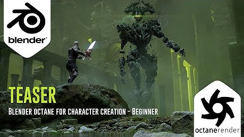 Teaser Blender Octane Plugin Tutorial - The Golem