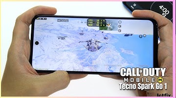Tecno Spark Go 1 Call of Duty Mobile Gaming test | Unisoc T615, 120Hz Display