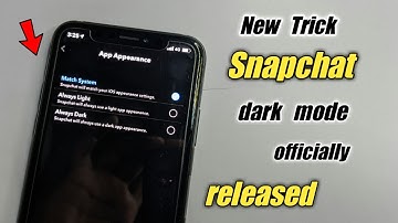 Enable Snapchat Dark mode  [NEW] 2021 UPDATED METHOD  ✔