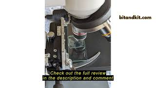 Review AmScope M150C-MS 1000X Biological Compound Microscope with Sturdy | 40X-1000X Magnification R