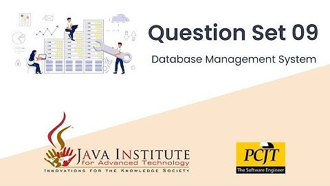 Write a search query statement to find the data in a database|Javainstitute|DBMS_ques_set_09|