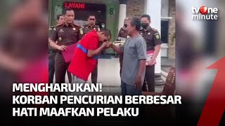 Bukan Dihukum, Pencuri Ini Dimaafkan Korban dan Diberikan Sumbangan Oleh Kejaksaan l tvOne Minute