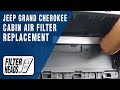 How to Replace Cabin Air Filter Jeep Grand Cherokee