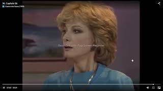 Novela Guerra Dos Os 1983 - Charlô, Otávio, Olívia, Nando, Roberta E Giocondo No Restaurante