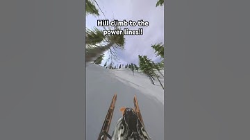Climbing to the power lines#gaming #snowmobile #sledders #automobile #music #oldies