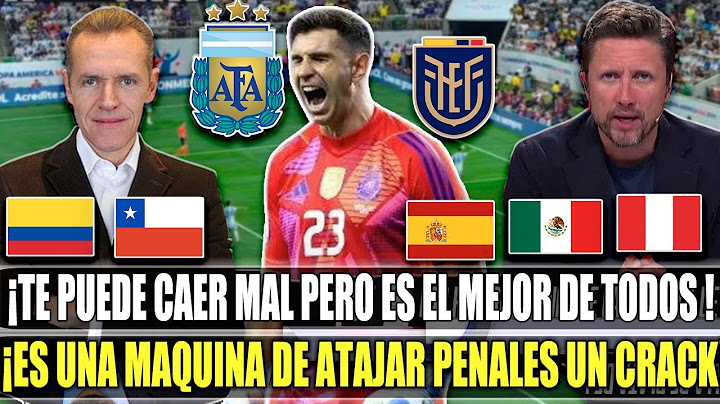 ¡UNA MAQUINA DE ATAJAR PENALES! PERIODISTAS INTERNACIONALES ADMIRAN AL DIBU MARTINEZ CONTRA ECUADOR.