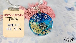 JustHandmade~ How to make epoxy resin open bezels jewelry - tutorial 