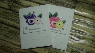 475  Stampin Up Pansy Patch