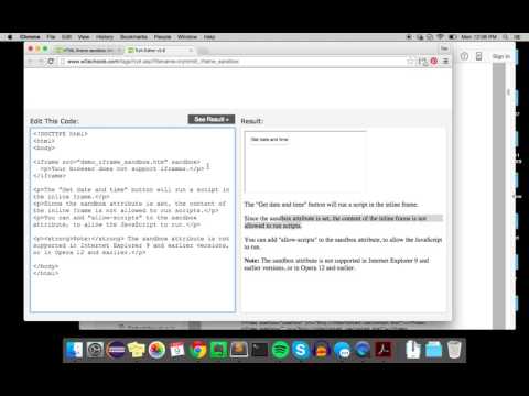Sandboxing embedded content