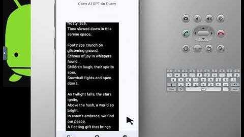 Android Emulator Installed in Docker Container with Zeus app running on the emulator
