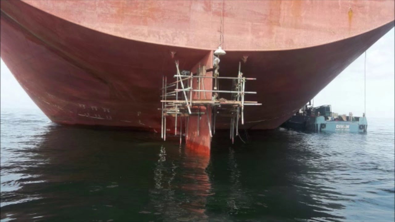 Rudder Repair Offshore YouTube