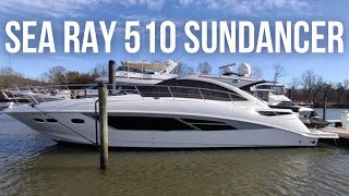 Touring a $950,000 Yacht | 2018 Sea Ray 510 Sundancer Signature Yacht Tour