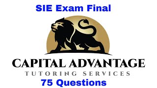 How to Pass the SIE Exam: Full 75 Question Final  ￼ #sieexam #finra