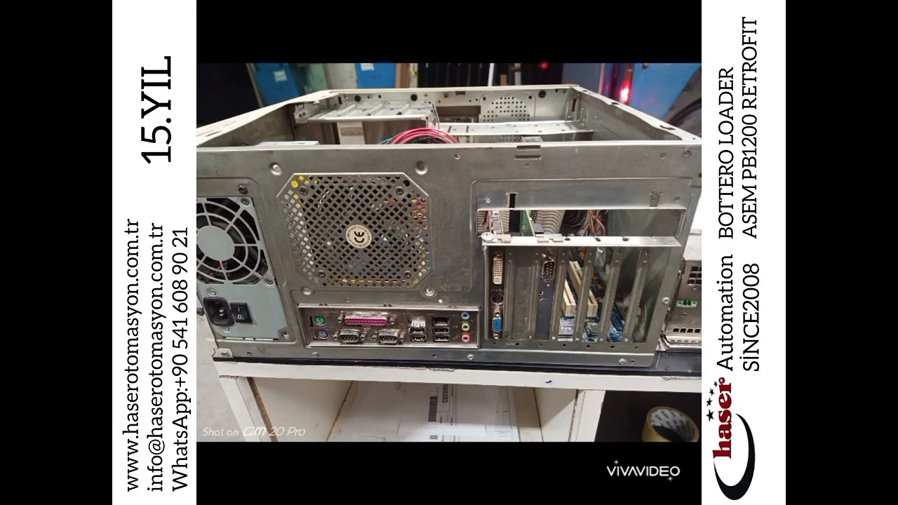 Bottero otomatik cam yükleyici ASEM PB1200 endüstriyel bilgisayar güçlendirme bakım onarım yazılım
