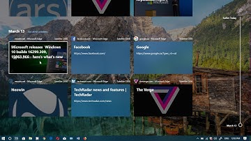 Windows 10 Spring Creators update review part 5 Timeline and continue where you left off