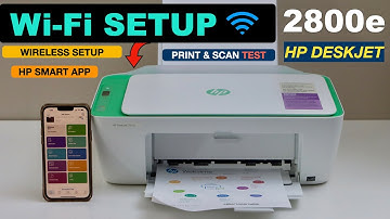 HP DeskJet 2800e WiFi Setup - For 2800 & 2800e series Printers !