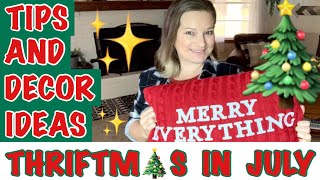 THRIFT HAUL? THRIFT DECOR ?THRIFTMAS ? SHOP FOR ALL SEASONS ? ALL YEAR ? CHRISTMAS IN JULY ?