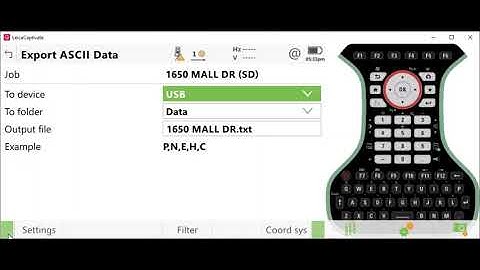Leica Captivate Quick Tip - Configure Simple ASCII File Export