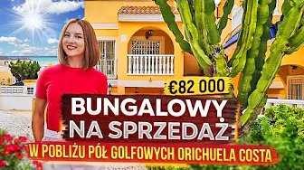 Bungalow w Hiszpanii w pobliżu pół golfowych Orichuela Costa. Nieruchomości w Hiszpanii