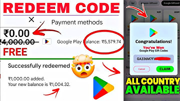 ( Unlimited Trick🔥) FREE REDEEM CODE | FREE REDEEM CODE APP | GOOGLE PLAY REDEEM CODE | Redeem Code