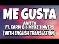 Anitta - Me Gusta Ft. Cardi B & Myke Towers (Letra/Lyrics) English Translation