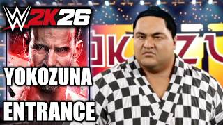 WWE 2K26 Yokozuna Entrance Cinematic