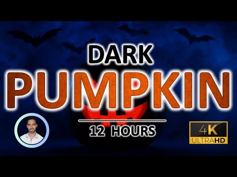 Dark Pumpkin Sleep Noise | Deep Sound Therapy for the Halloween Season 🎃 | 12 Hours Black Screen