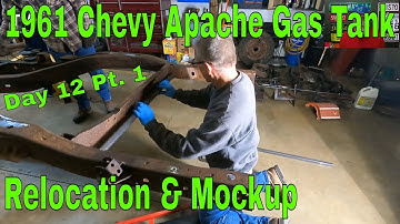 1961 Chevy Apache Gas Tank Relocation Mock Up