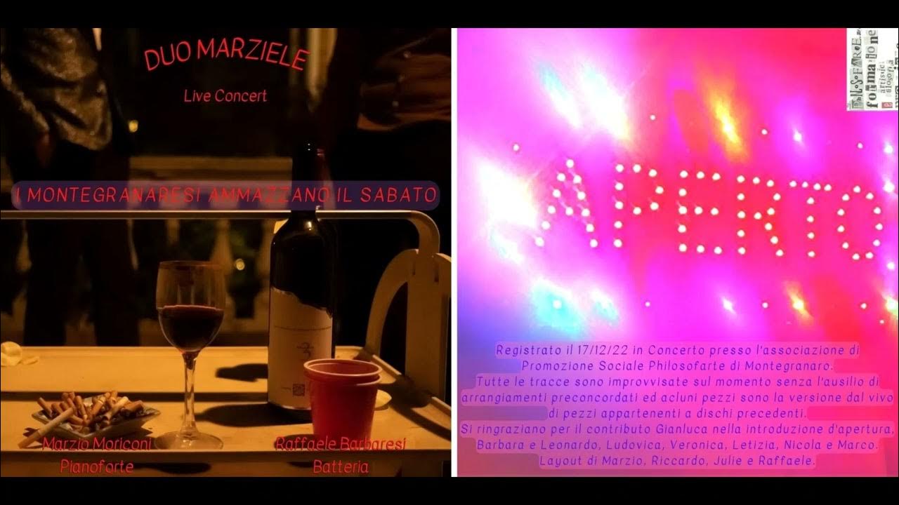 I MONTEGRANARESI AMMAZZANO IL SABATO DUO MARZIELE Live Concert YouTube I MONTEGRANARESI AMMAZZANO IL SABATO DUO MARZIELE Live Concert YouTube