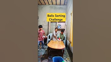 Color Ball Sorting Challenge | Ghar Mein Dhamal |HouseGamingChallenge #shortsfeed #challenge