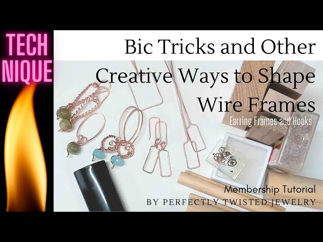 All About Jewelry Wire - Wire Shapes - Jewelry Tutorial Headquarters