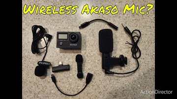 Testing Akaso Action Camera With Wireless Mic - Bonus Test Included!