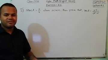 Class Nine, Higher Math, English Version, Exercise-8.2, Lecture # 2