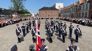 Tveit Union Musikkorps 17.mai 2024 Drilloppvisning Kristiansand