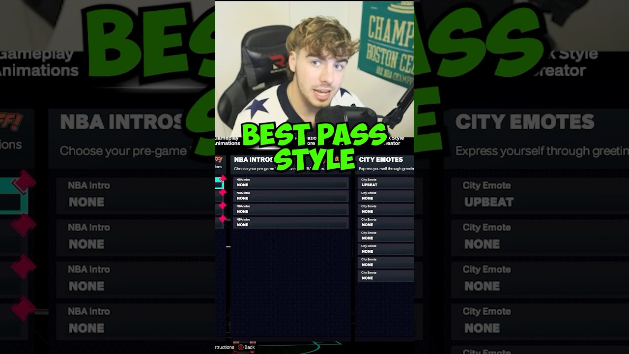 Best Pass Style on NBA 2k26 85+ #nba2k26