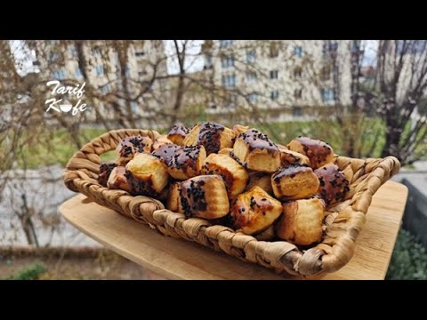 PEYNİRİ HAMURUNDA TORTİYON KURABİYE TARİFİ