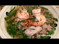 Hủ tiếu Vietnamese rice noodle with pork and shrimp