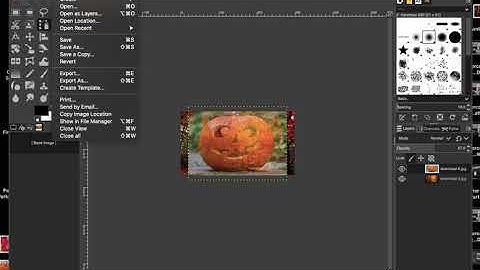 Saving in Gimp as an XCF