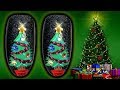 HOW TO PAINT CHRISTMAS TREE NAIL ART | TASH&#39;S CHRISTMAS QUICKIES NAILS