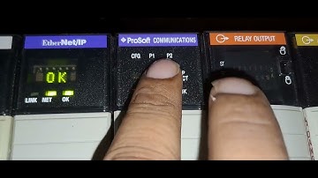 Allen Bradley PLC rack discussion with all modules installed. PLC Logix 5561 family CPU and modules