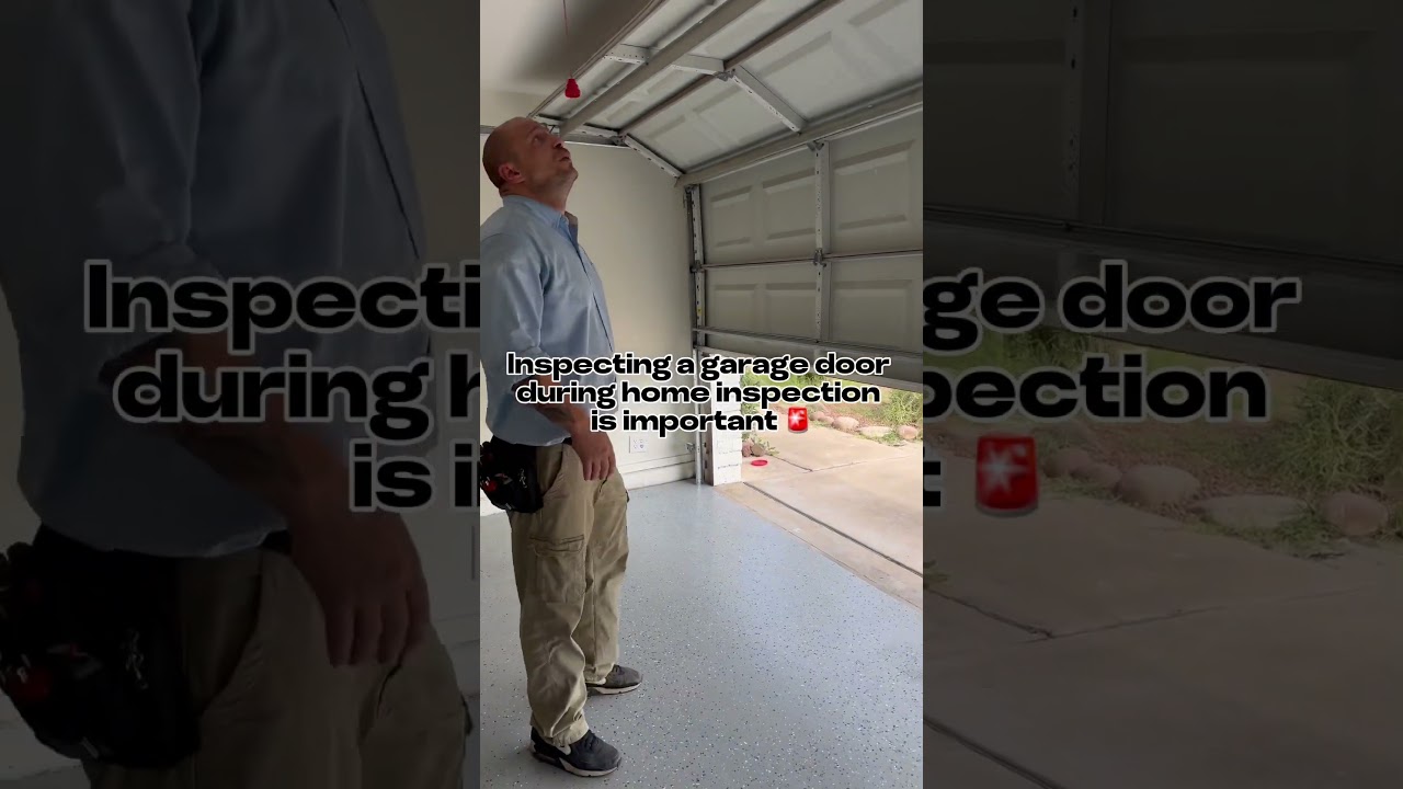 So, you thought a home inspection on garage doors isn't needed? 🤔