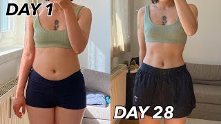 Get FLAT BELLY in 28 DAYS at home (Challenge 2022) (with subtitles)