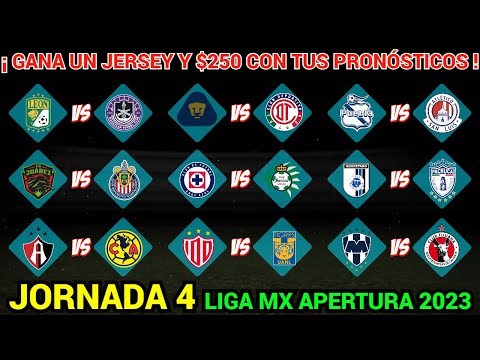 PRONÓSTICOS LIGA MX Jornada 4 APERTURA 2023 @Dani_Fut