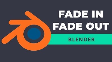 How to fade in and fade out animation in Blender | Blender Video Editing Tutorial