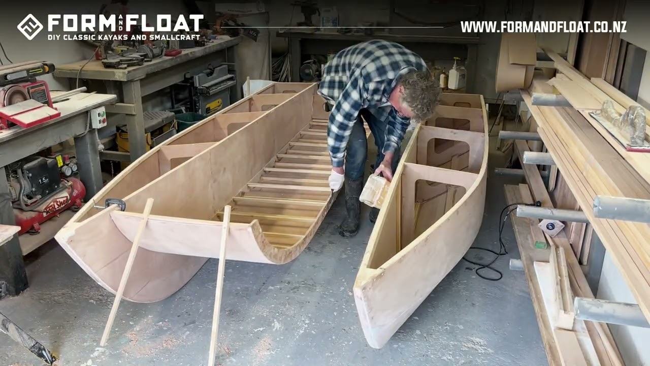 DIY Catamaran boat building Timelapse - Form and Float