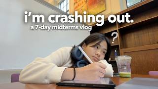 MIDTERMS STUDY VLOG: MOST productive but realistic exam week vlog ever, *intense* study with me