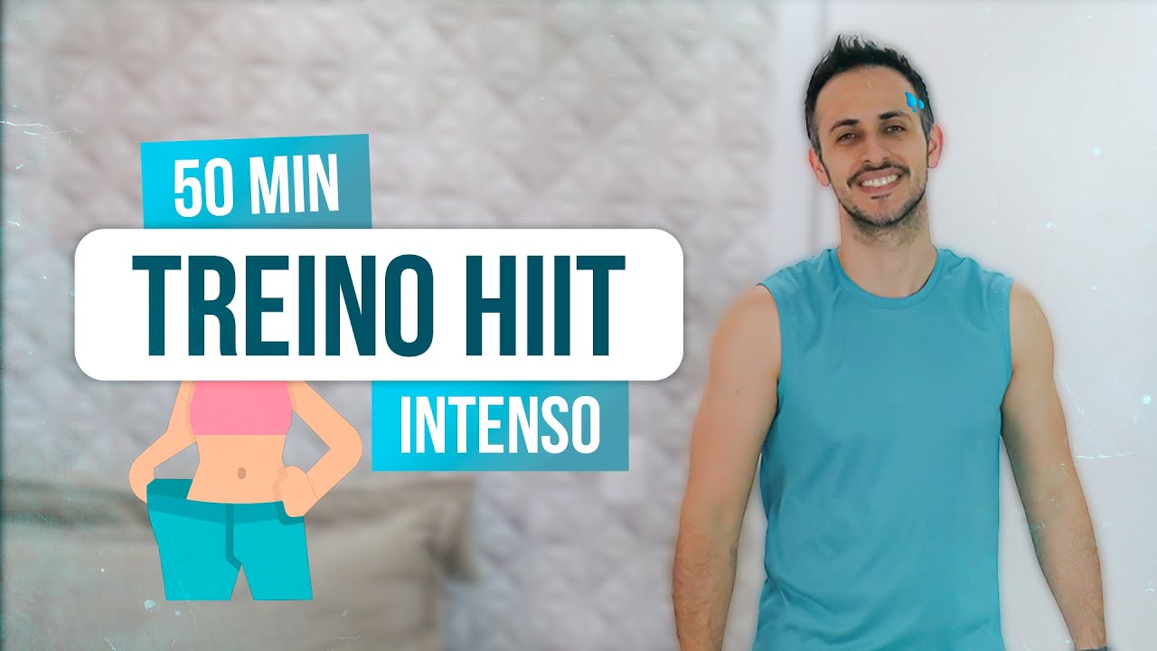 COMBO HIIT de 50 MIN para QUEIMAR GORDURA em CASA! 🔥